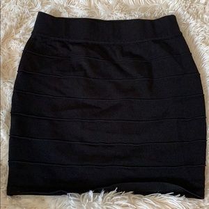 5 for $25 - Black Bodycon Mini Skirt